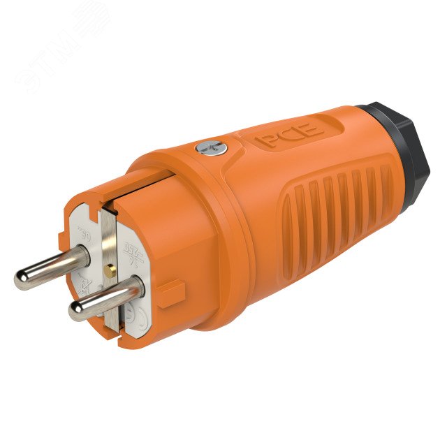Изображение товара Кабельная вилка 16А 220В IP54 оранжевый корпус PCE Taurus2