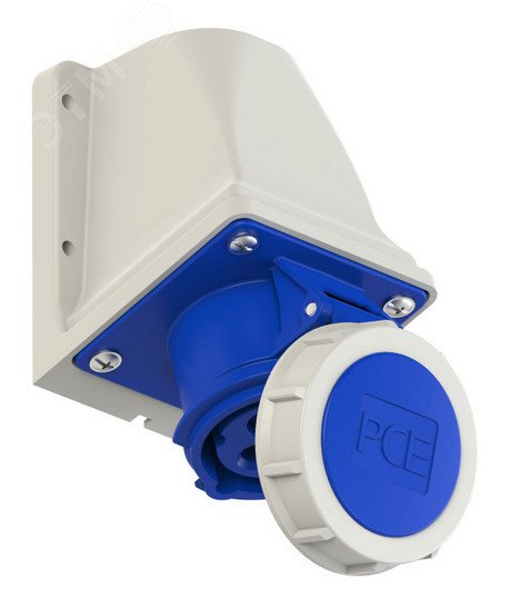 Изображение товара Розетка настенная 16А/230V/1P+N+E/IP67 PCE синяя