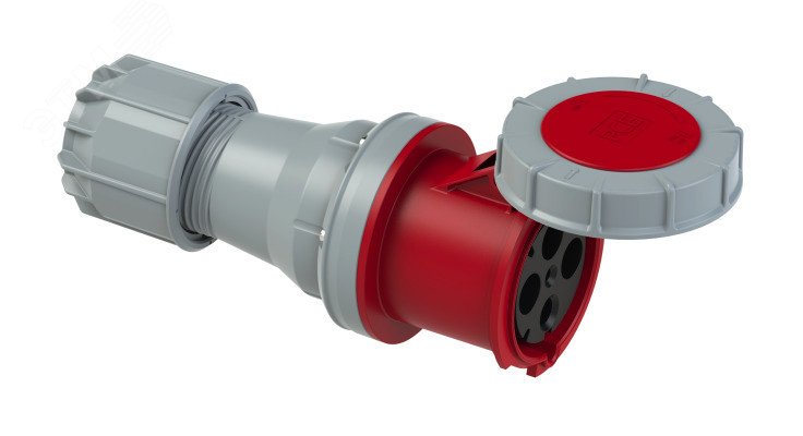 Изображение товара Розетка кабельная 125А/400V/3P+E/IP67 для промышленного использования