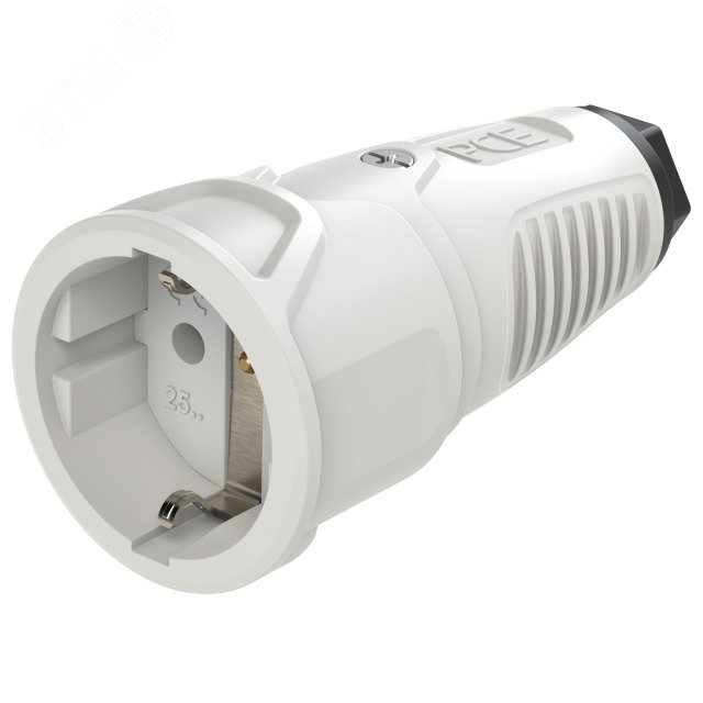 Изображение товара Розетка кабельная 16A 250V IP20 корпус резина серый PCE Taurus2