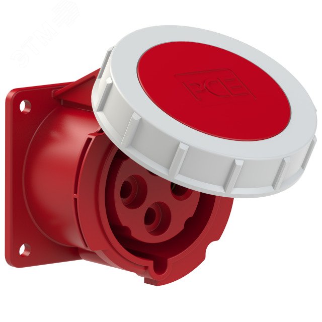 Изображение товара Розетка встраиваемая 32А 440V IP67 контейнерная с крышкой PCE