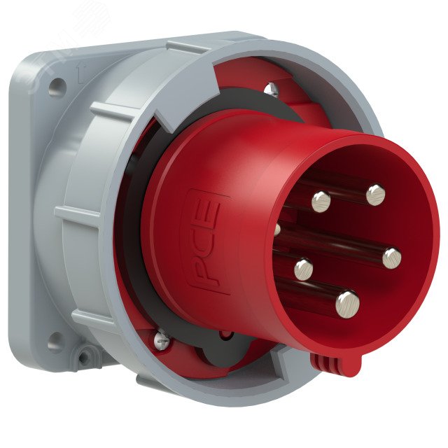 Изображение товара Вилка встраиваемая 63А/400V/3P+N+E/IP67 от PCE
