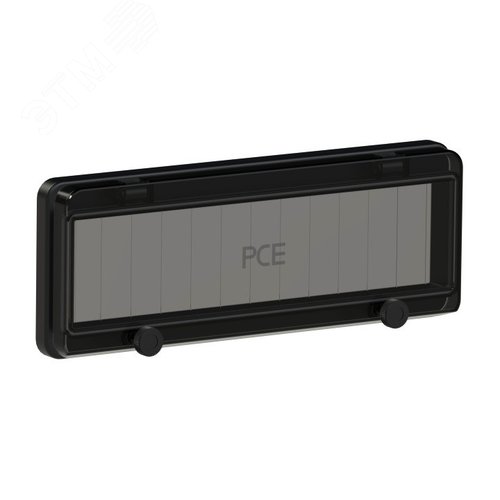 Изображение товара Окно защитное на 13 модулей IP67, черное (шт)