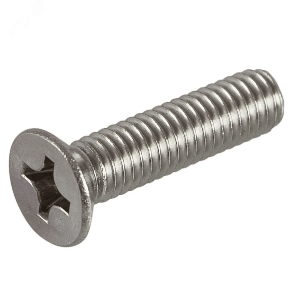 Изображение товара Винт с потайной головкой, шлиц крест ДИН 965 А2 M 3X16 PH (шт)