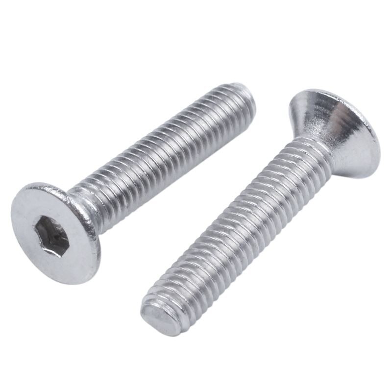 Винт с потайной головкой, внутренний шестигранник ИСО 10642 [ДИН 7991] А4 M 6X40