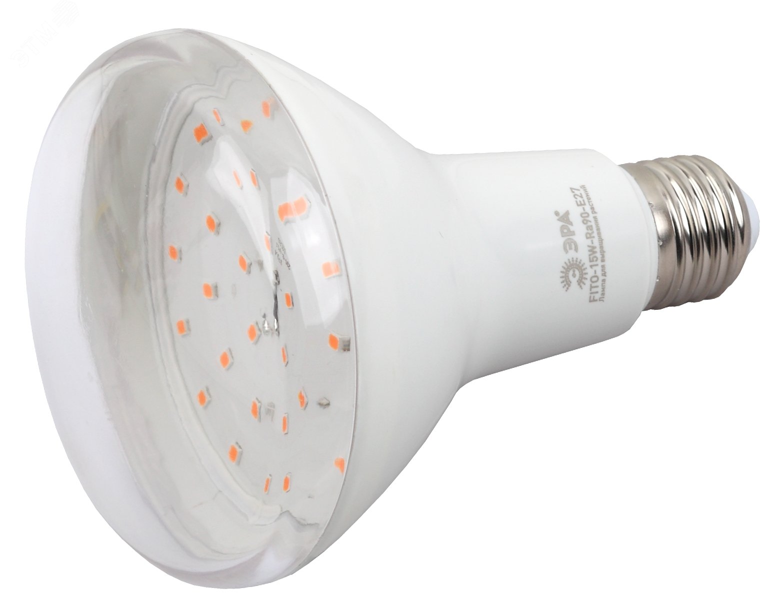 Лампа светодиодная лампа для растений тип BR30,15 Вт, 220-240V FITO-15W-Ra90-E27 Б0039173 ЭРА - превью 2