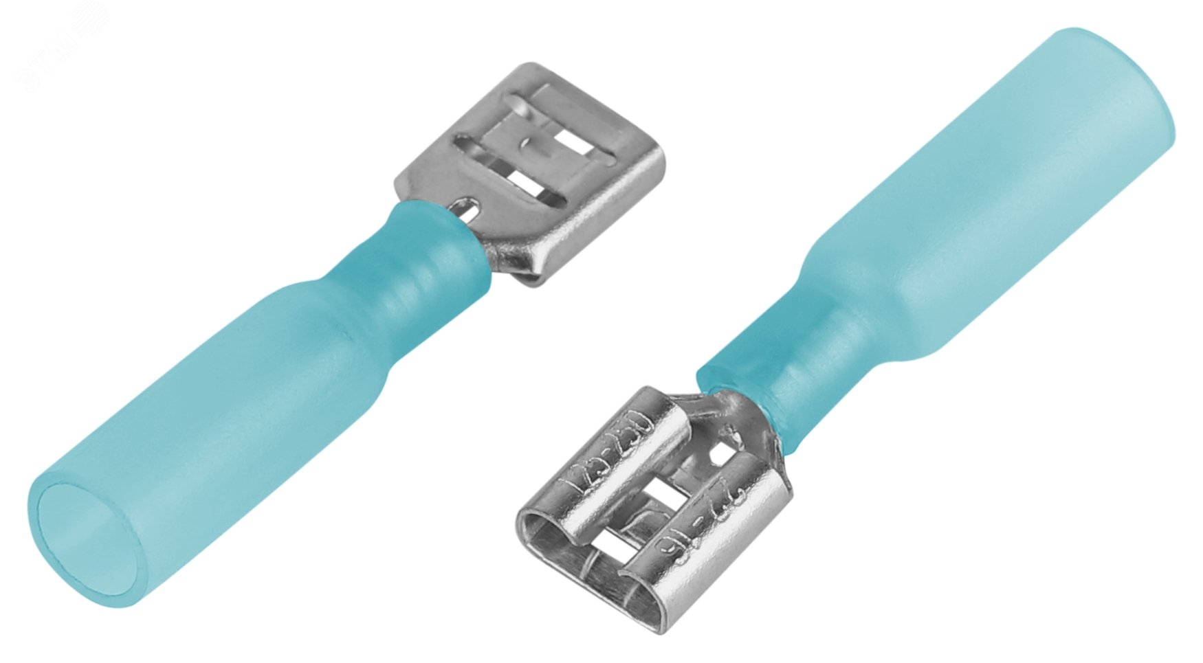 Изображение товара Разъем плоский термоусаживаемый РпИм-Т 2-250 изолированный "розетка" упак 10 шт