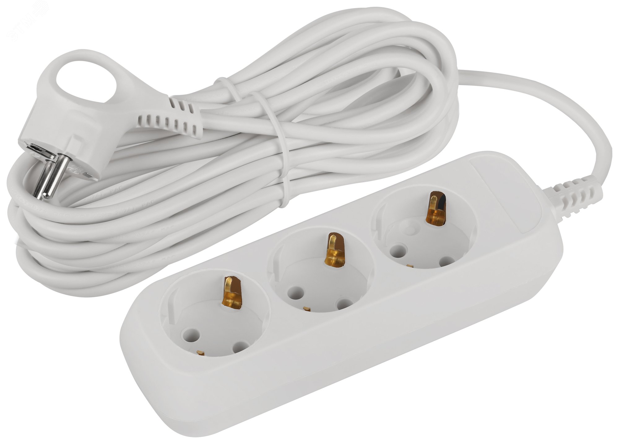 Изображение товара Удлинитель электрический Эра UDL-16-370-E 3 розетки 7м с заземлением