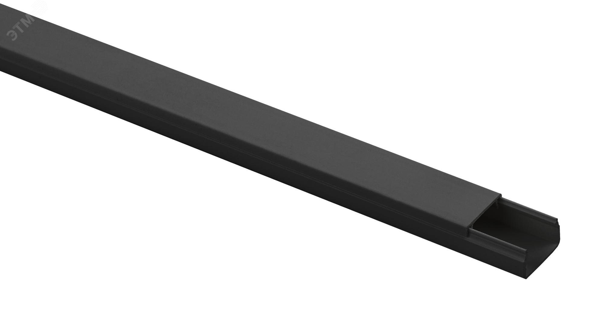 Изображение товара Кабель-канал KK-B-15-10 черный 15x10мм 50м ЭРА для электропроводки