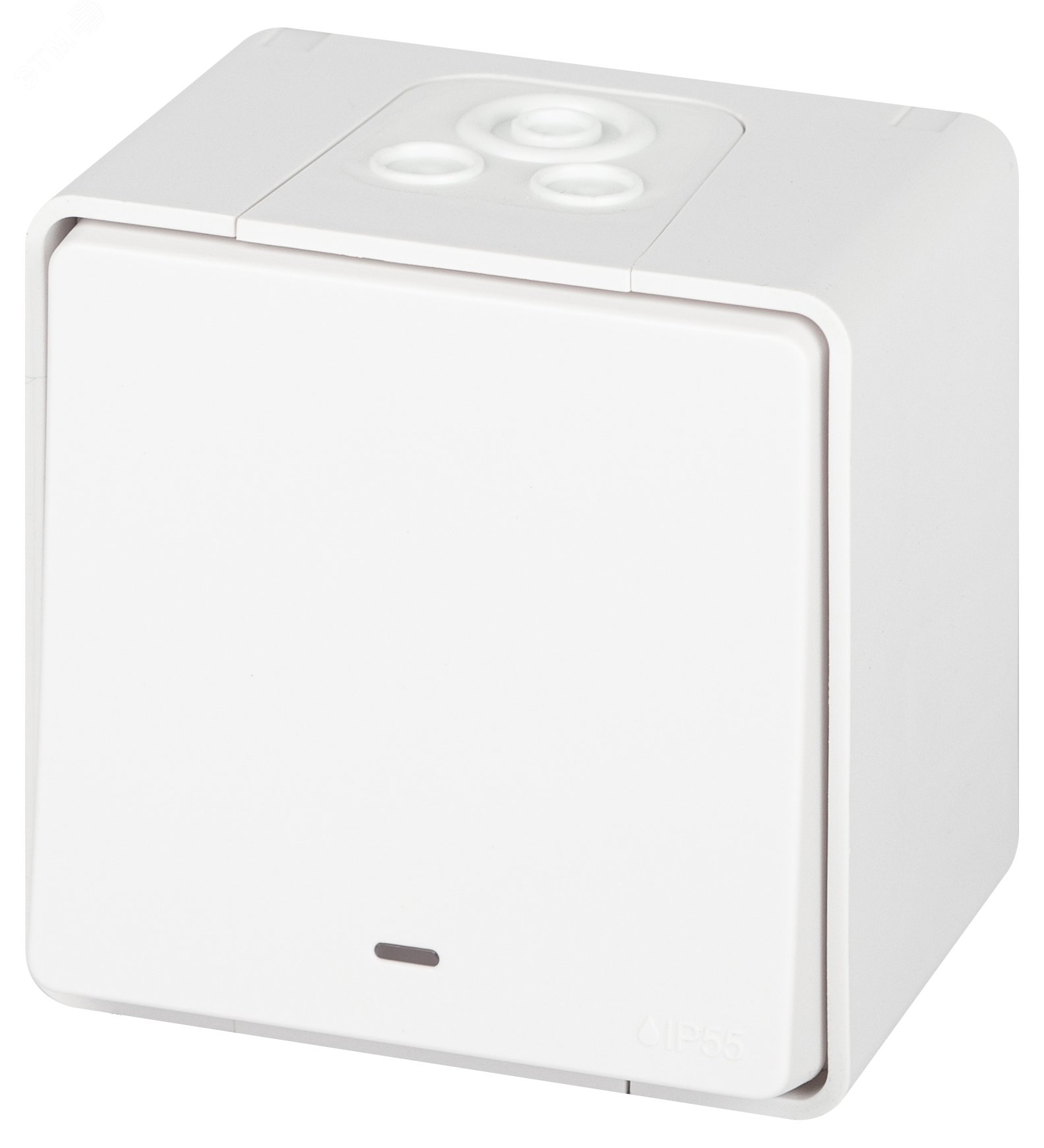 Изображение товара Переключатель Эксперт 11-1507-01 с подсветкой IP55 10А 250В белый