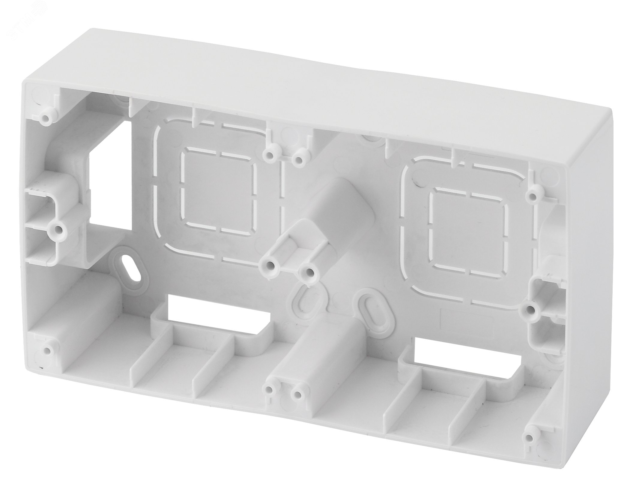 Изображение товара Коробка накладного монтажа 2 поста Эра 12 белая
