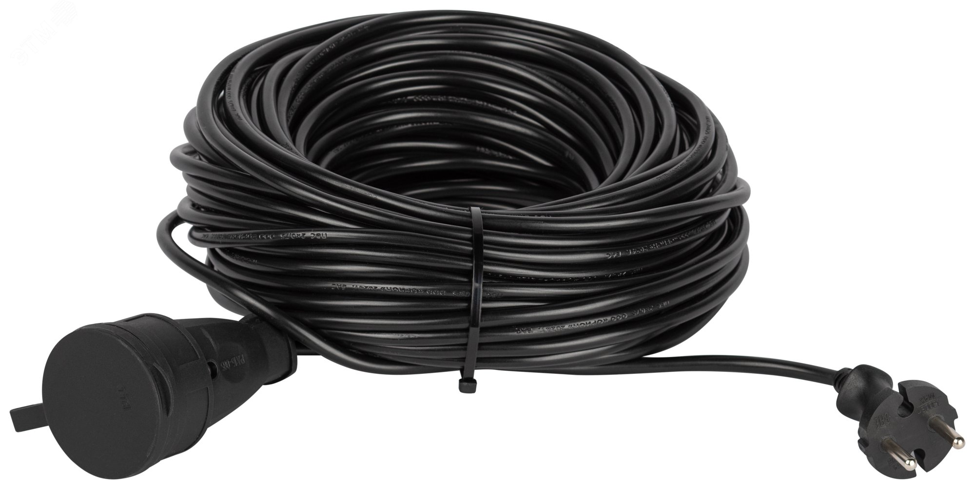 Изображение товара Удлинитель силовой ЭРА GREEN LINE BUH-6-30m 30м ПВС 2x0.75мм2