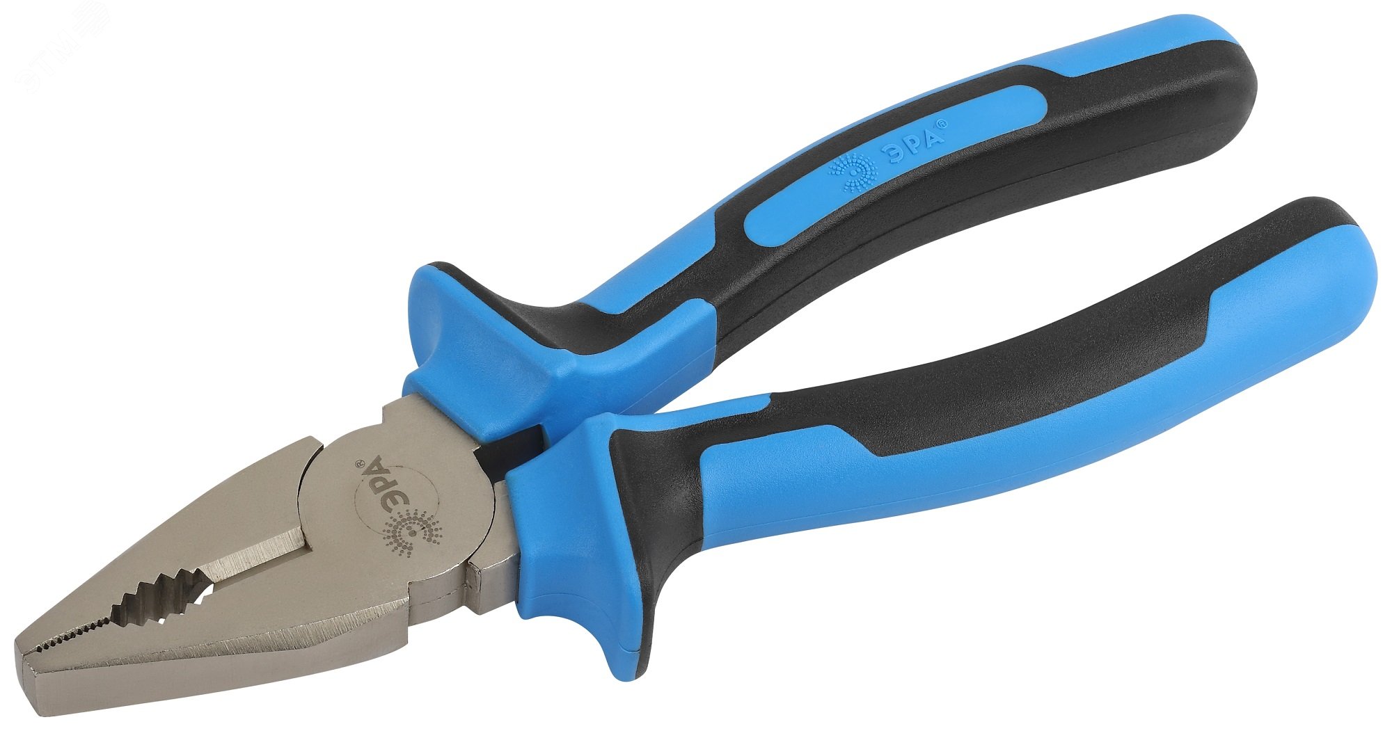 Изображение товара Плоскогубцы 180 мм комбинированные двухкомпонентные рукоятки ЭРА