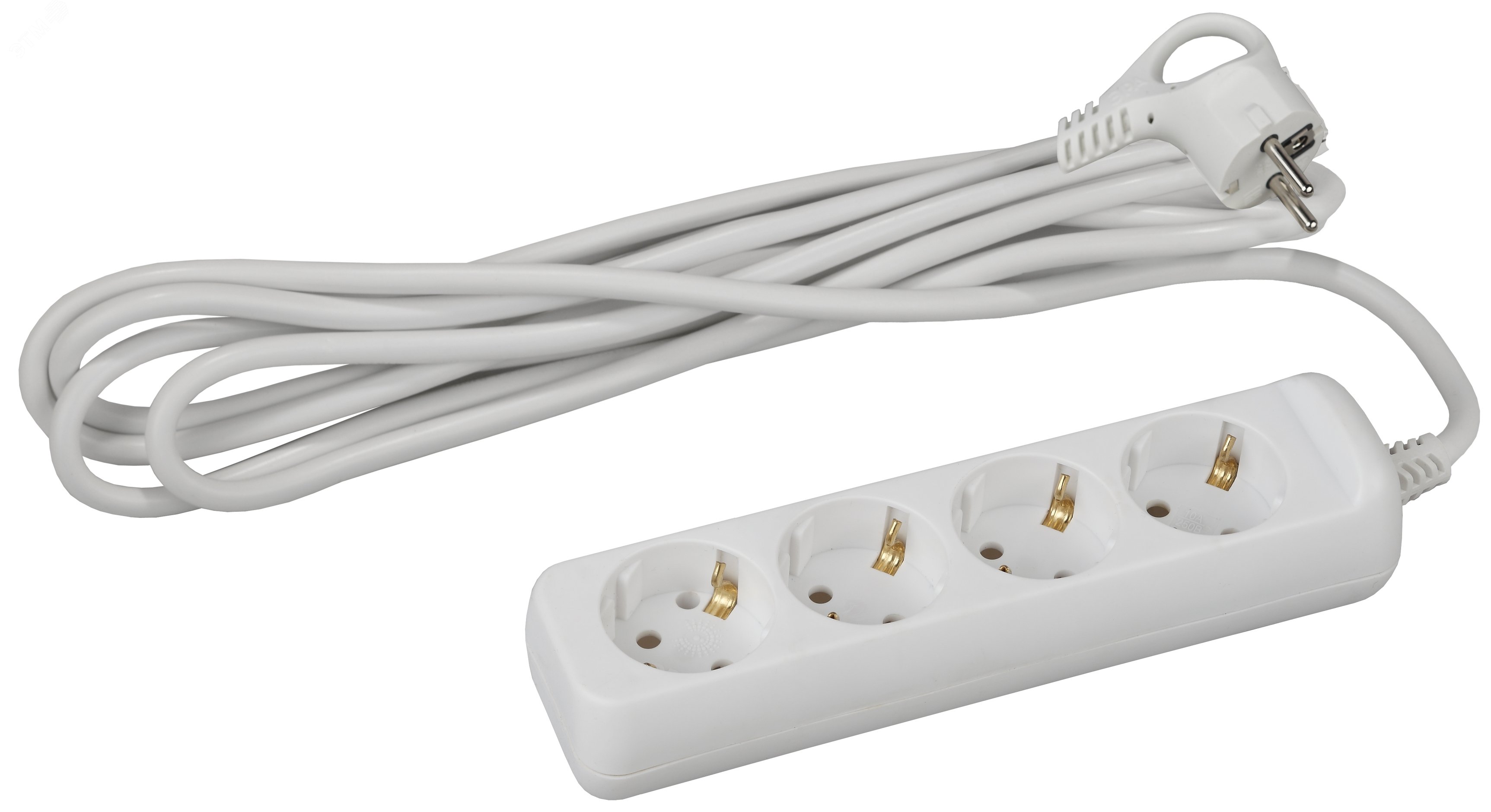 Изображение товара Удлинитель электрический ЭРА UX-4e-3m с заземлением 4 розетки 3м