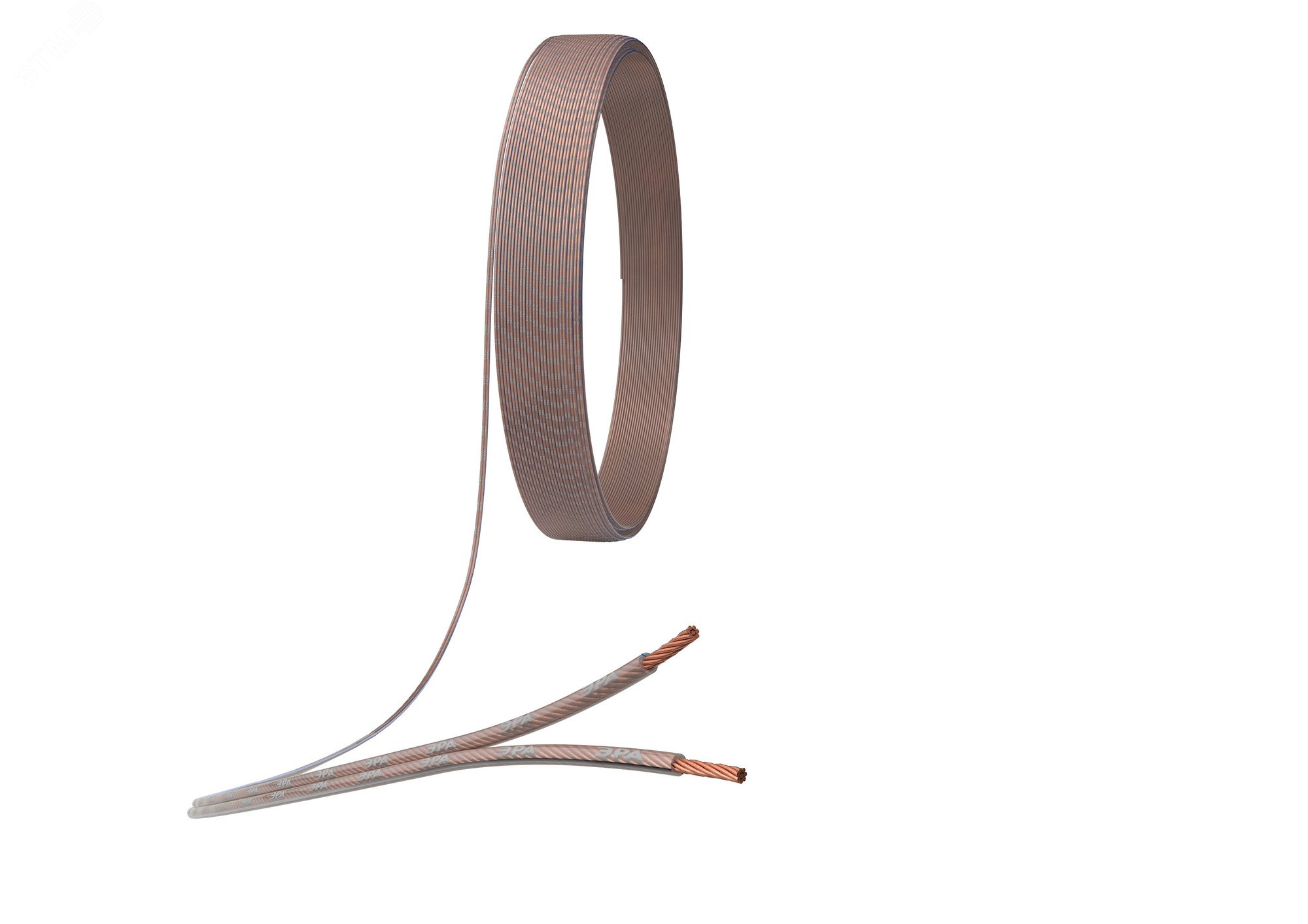 Изображение товара Акустический кабель 2х0,35 мм2 прозрачный, 100м A-35-S (м)