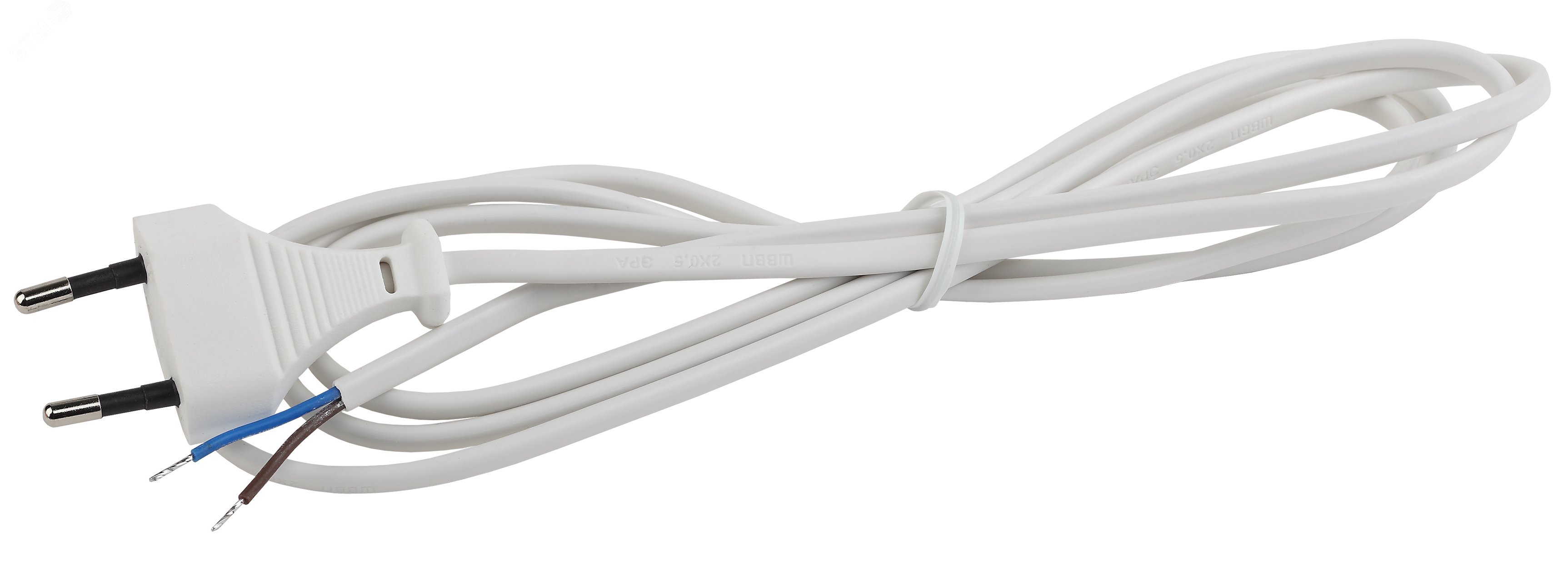 Изображение товара Шнур для бра ЭРА UX-ШВВП-1,8m-W 1,8 м ШВВП 2x0,5мм2 белый