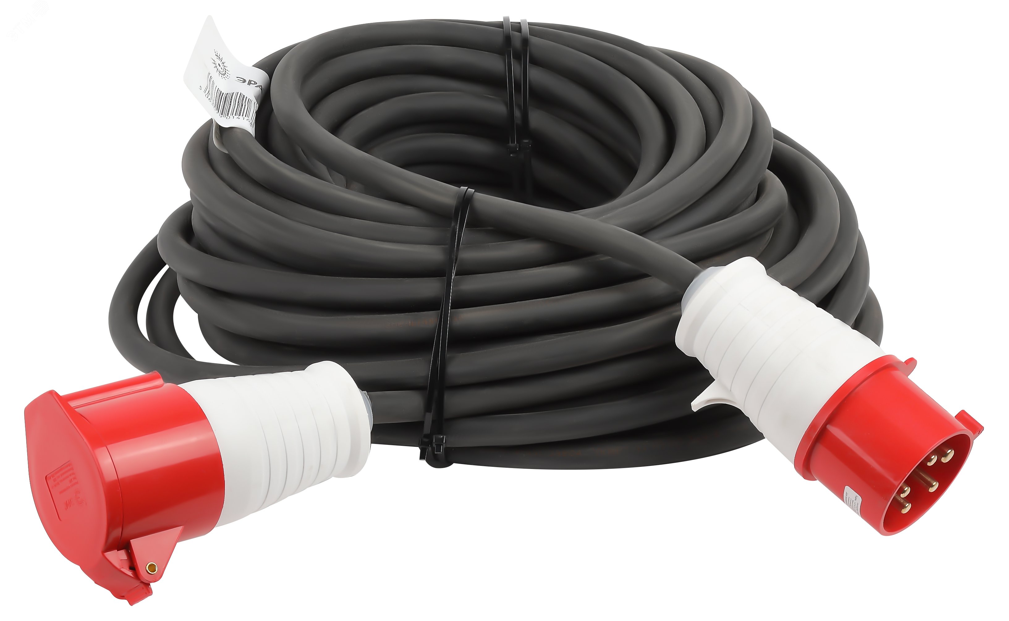 Изображение товара Удлинитель силовой IND380-U-1e-5x4-30m-IP44 на 380В в бухте 1 розетка CEE 5P 30м КГ 5х4 32A IP44 (шт) Изображение товара Удлинитель силовой IND380-U-1e-5x4-30m-IP44 на 380В в бухте 1 розетка CEE 5P 30м КГ 5х4 32A IP44 (шт)