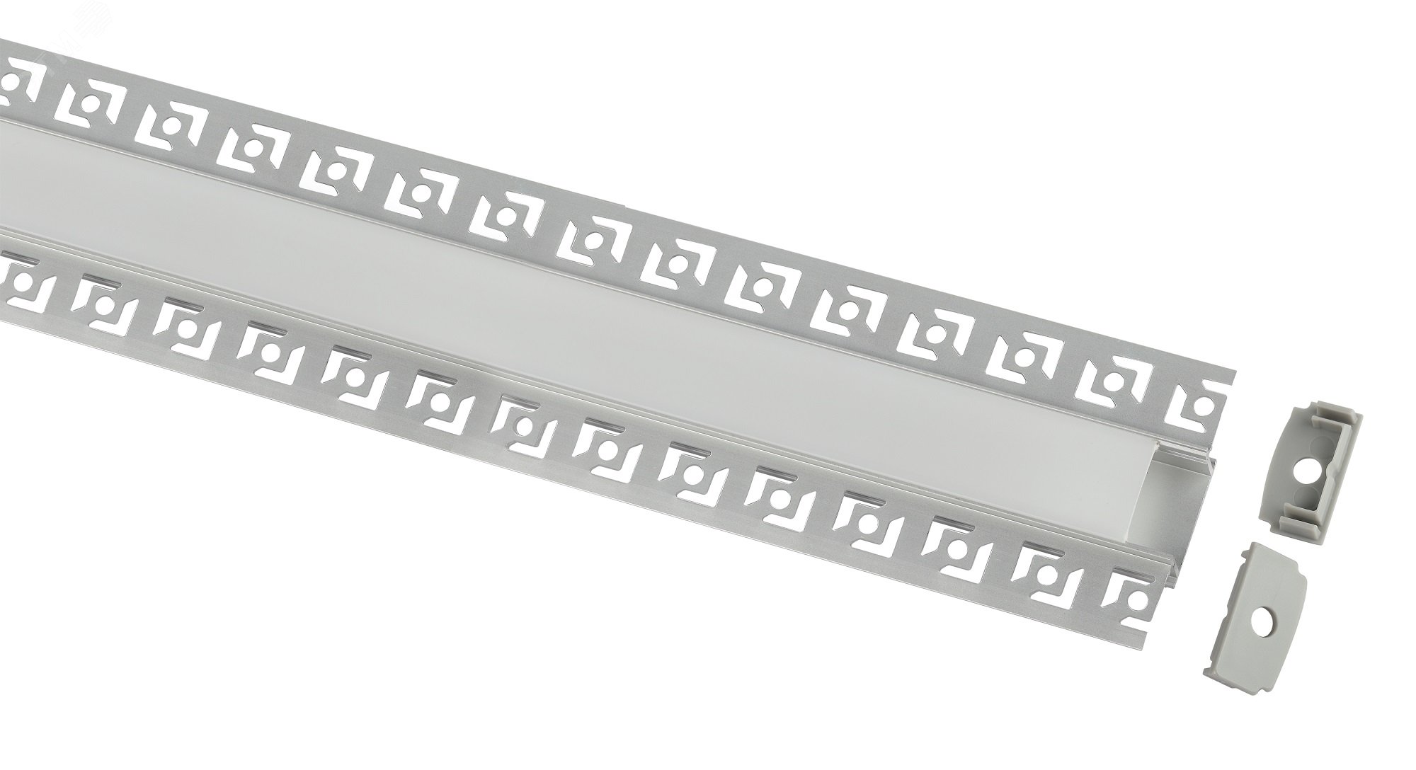 Изображение товара Комплект с анодированным профилем под штукатурку 6114 61х14мм 2,5м (шт)