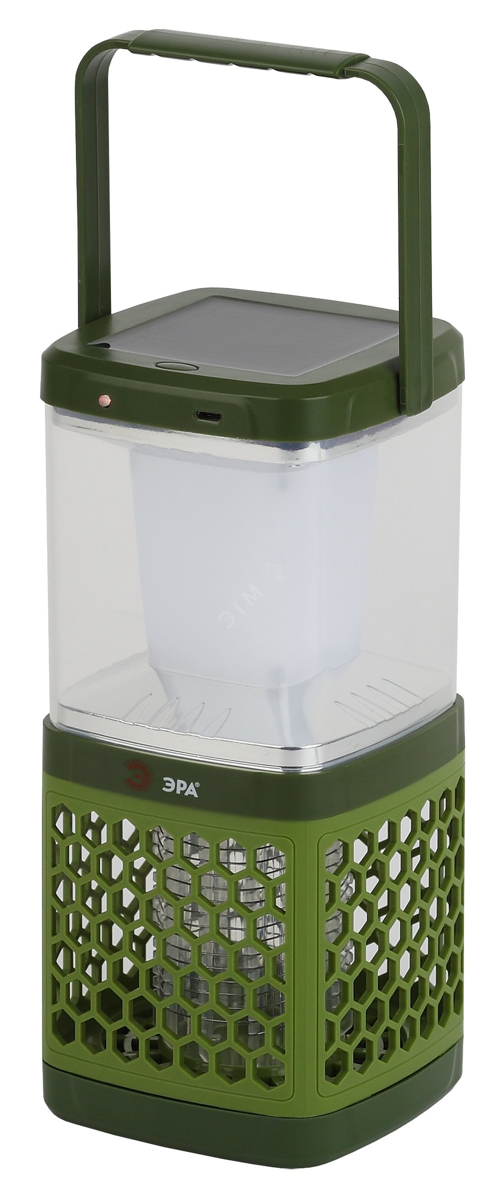 Изображение товара Противомоскитный кемпинговый фонарь ERAMF-08 с солнечной батареей и USB