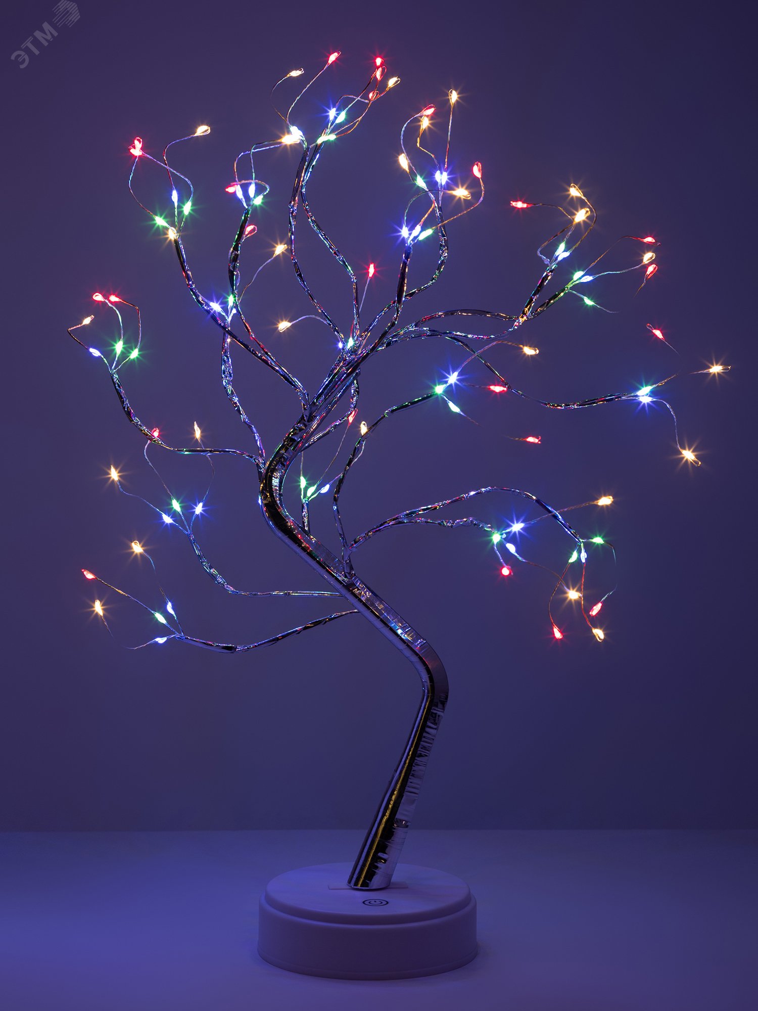 Светодиодная новогодняя фигура Дерево c самоцветами 36 microLED, 3АА, IP20 ЕGNID - 36MC Б0056009 ЭРА - превью 2