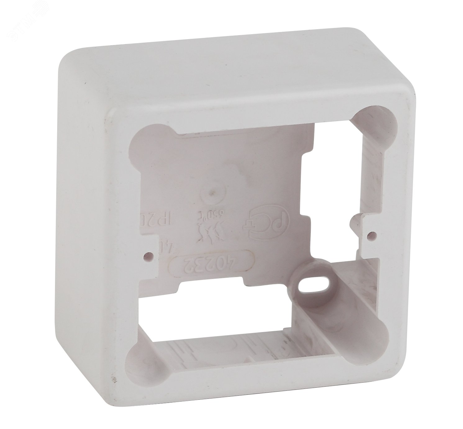 Изображение товара Установочная коробка ЭРА КУK 85х85х42мм белая IP20