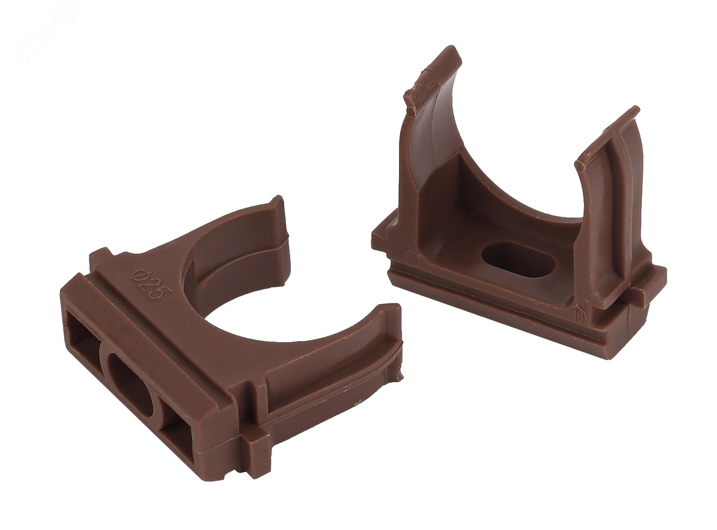 Изображение товара Крепеж-клипса (дуб) для трубы d 25мм (10/900/27000) (шт)