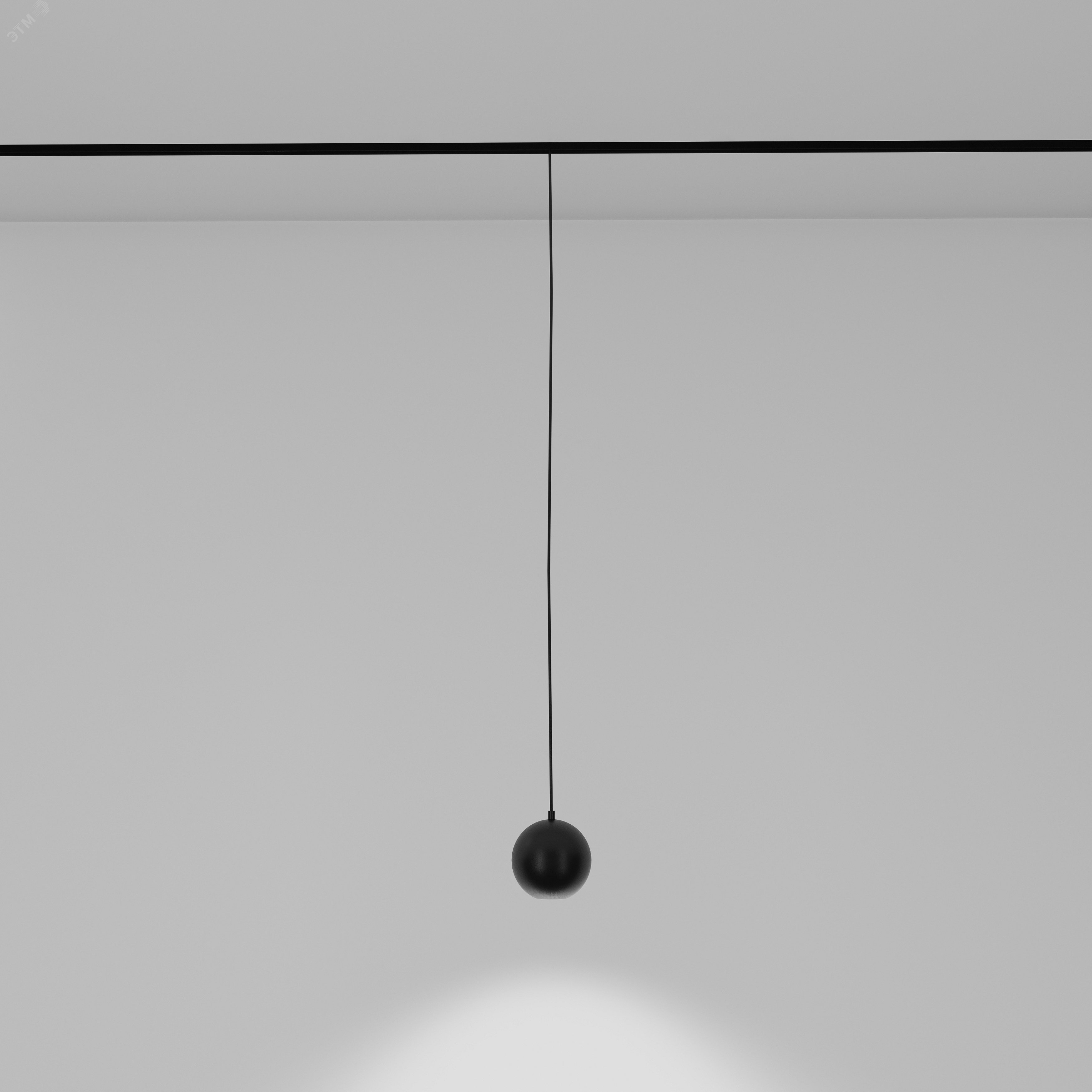 Изображение товара Светильник магнитный трековый TRM20-9-5W4K-B для системы NOVA 48V 5Вт 4000К подвесной с направленным светом черный (шт)