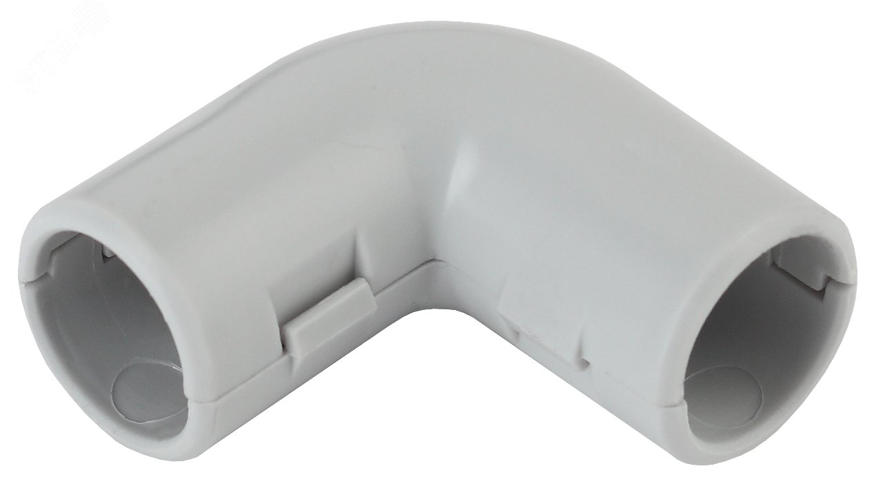 Изображение товара Угол 90 гр. (серый) соединительный для трубы 20мм (10/400/9600) (шт)