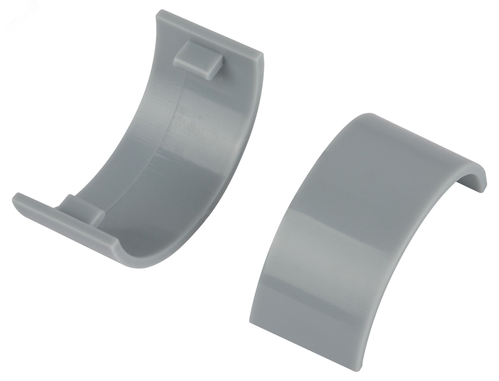 Изображение товара Соединитель C-KK-30-13-F на стык для полукруглого кабель-канала серый 30х13мм 2шт/комплект (шт)