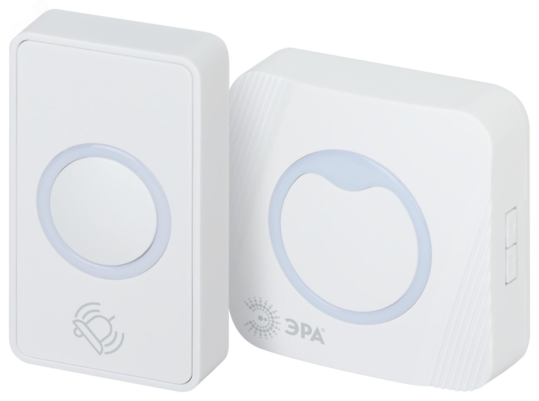 Изображение товара Звонок дверной беспроводной RGB подсветка 36 мелодий от сети белый C101 POLYCOLOR (шт)