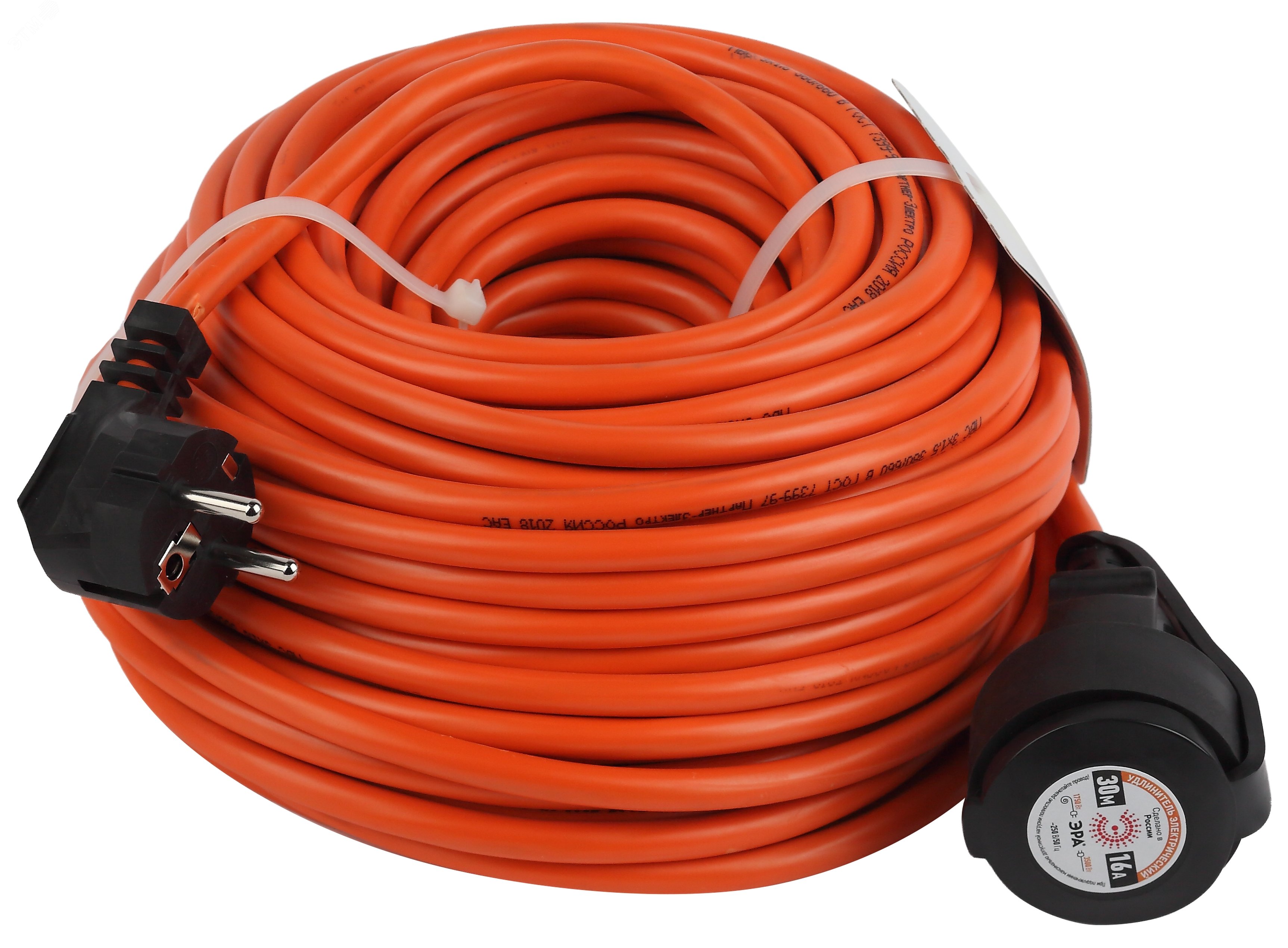 Изображение товара Удлинитель силовой ЭРА UPx-1e-3x1.5-30m-IP44 для дачи и стройплощадки