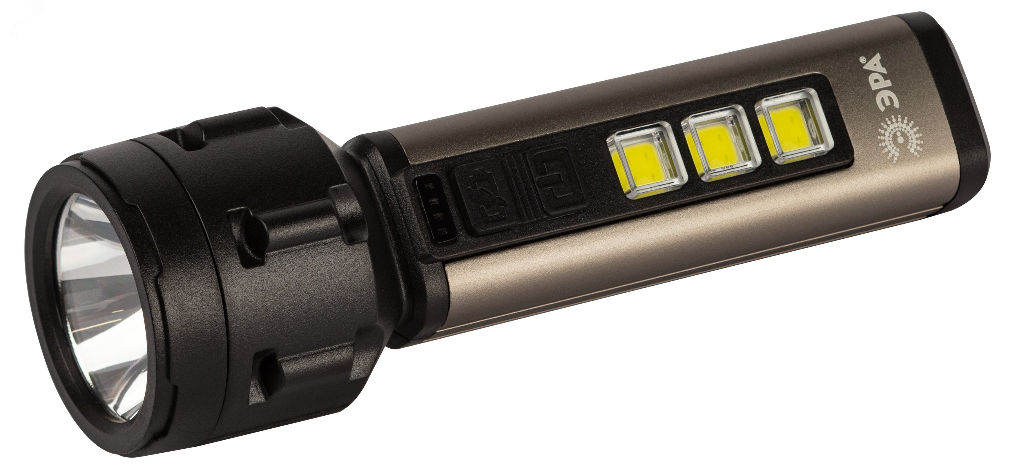 Светодиодный фонарь UA-601 Прометей ручной аккумуляторный 5W Б0058228 ЭРА
