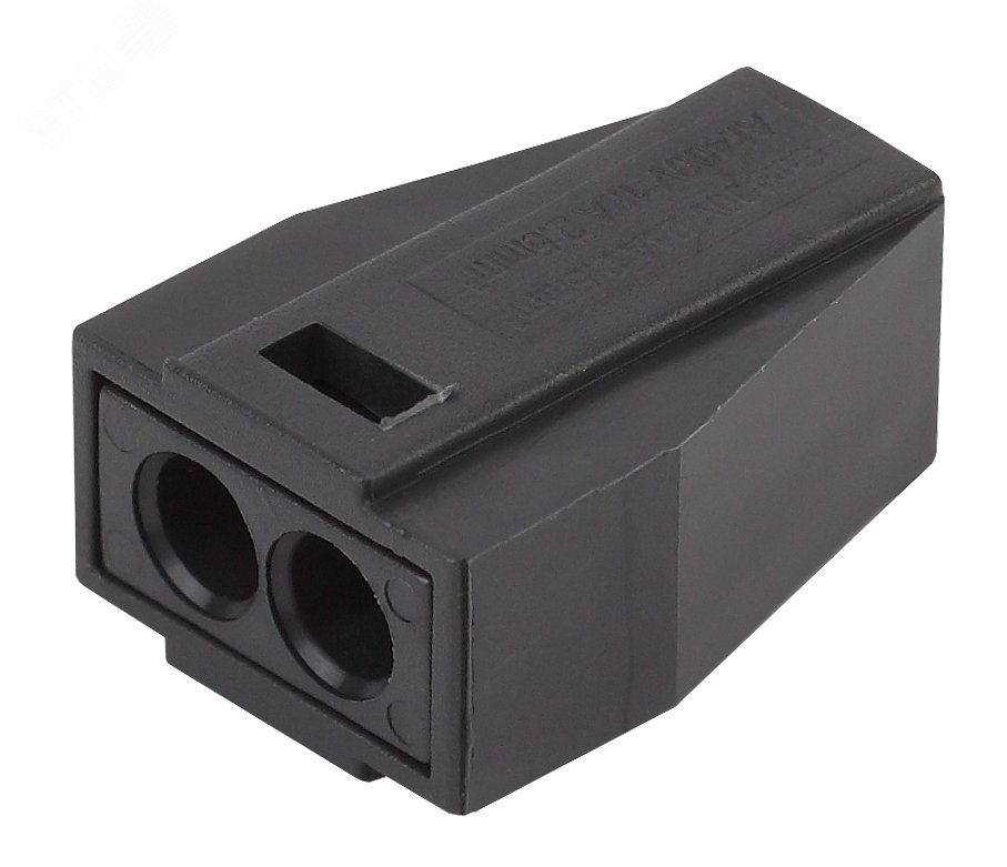 Изображение товара Клемма СМК с пастой серии 302, 2 отверстия, 0,5-2,5 мм2 10 NO-224-52 (шт)