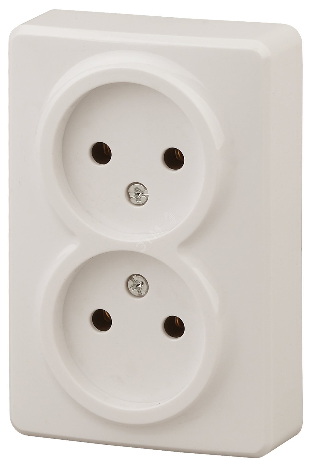 Изображение товара Розетка силовая 2-ая серия Эра Эксперт открытая IP20 16А 250В слоновая кость