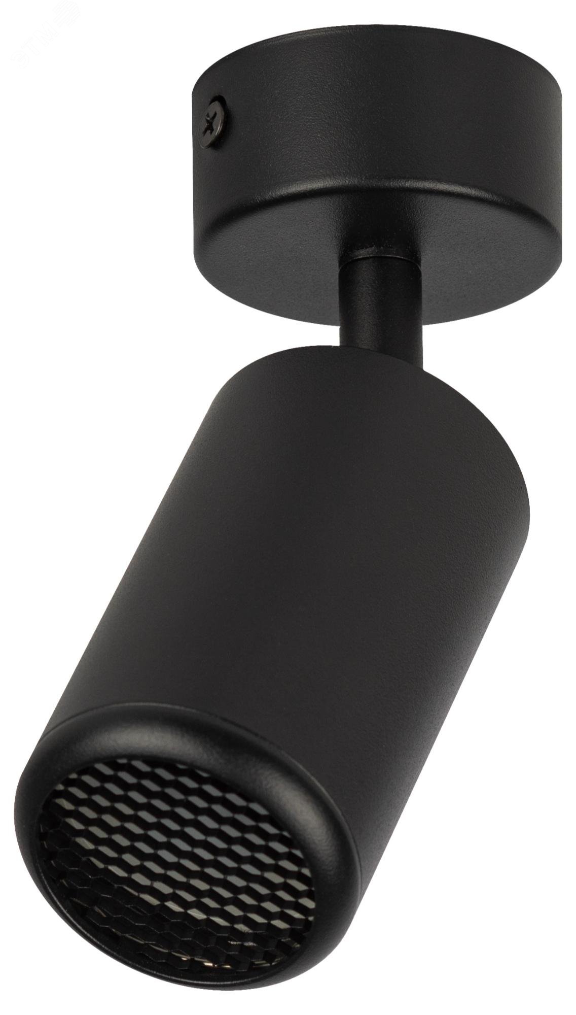 Изображение товара Настенно-потолочный светильник спот ЭРА OL55 IP20 черный для GU10 ламп