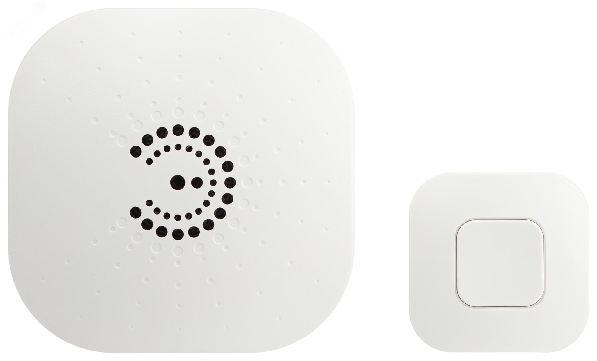 Изображение товара Беспроводной дверной звонок ЭРА BIONIC White с 6 мелодиями