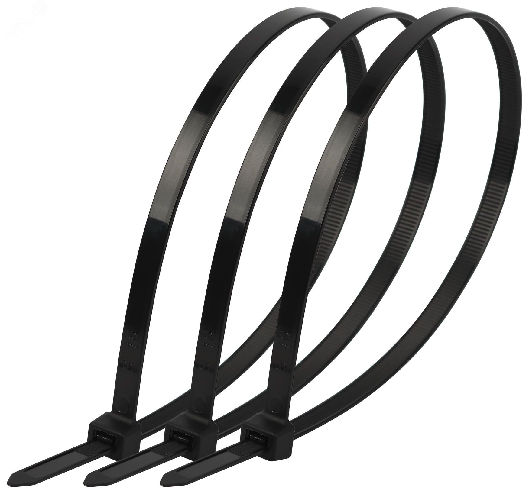 Изображение товара Стяжка кабельная нейлоновая 4.8 х 250 мм черная 100 шт ЭРА