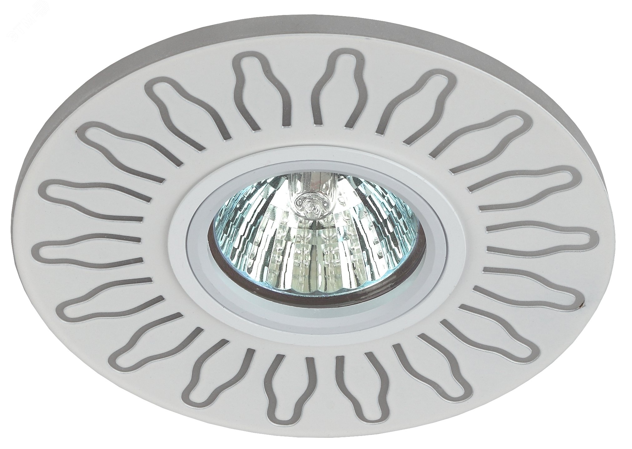 Светильник точечный декоративный cо светодиодной подсветкой MR16, 220V, max 11W, белый DK LD31 WH ЭРА Б0036500 ЭРА - превью 2
