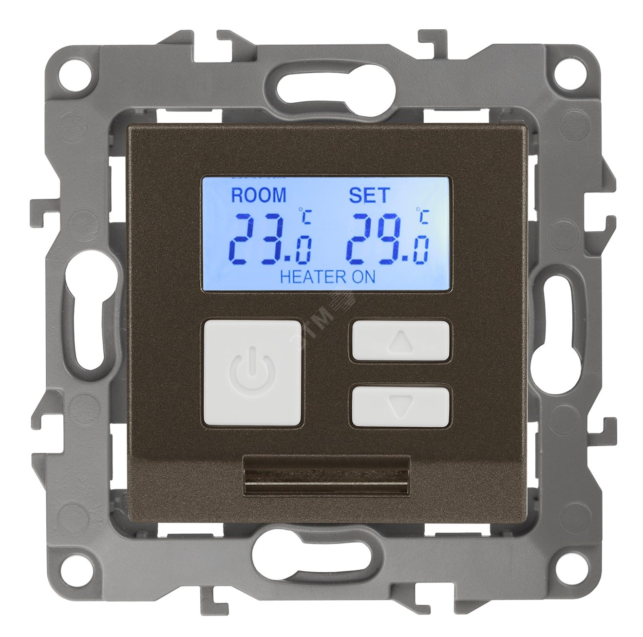 Изображение товара Терморегулятор универсальный серия Эра 12 бронза 16А 230В IP20