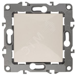 Изображение товара Выключатель одноклавишный скрытого монтажа серия Эра 12 слоновая кость 10А 250В