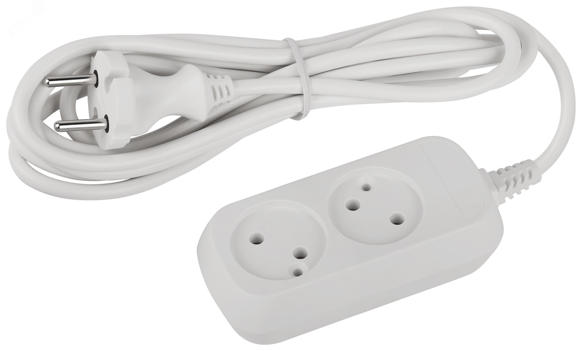 Изображение товара Электрический удлинитель ЭРА GREENLINE UDL-10-230 2 розетки 3м без заземления