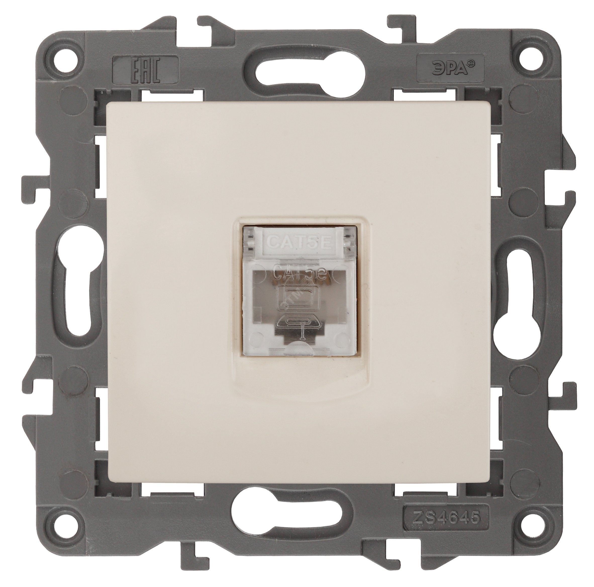 Изображение товара Розетка интернет RJ45 Эра Elegance слоновая кость 14-3107-02