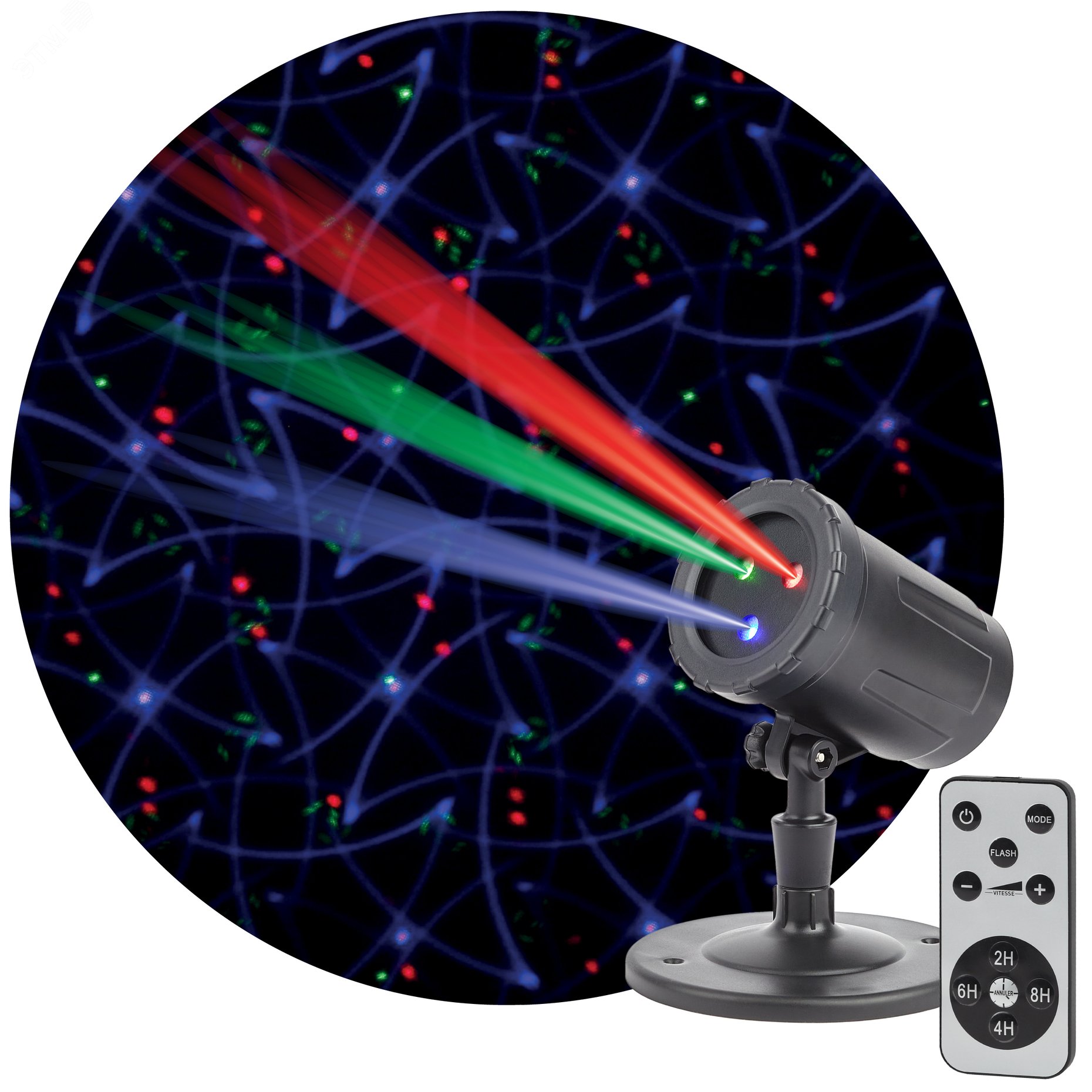 Проектор Laser Калейдоскоп, IP44, 220В ENIOP-05 Б0047976 ЭРА - превью 2