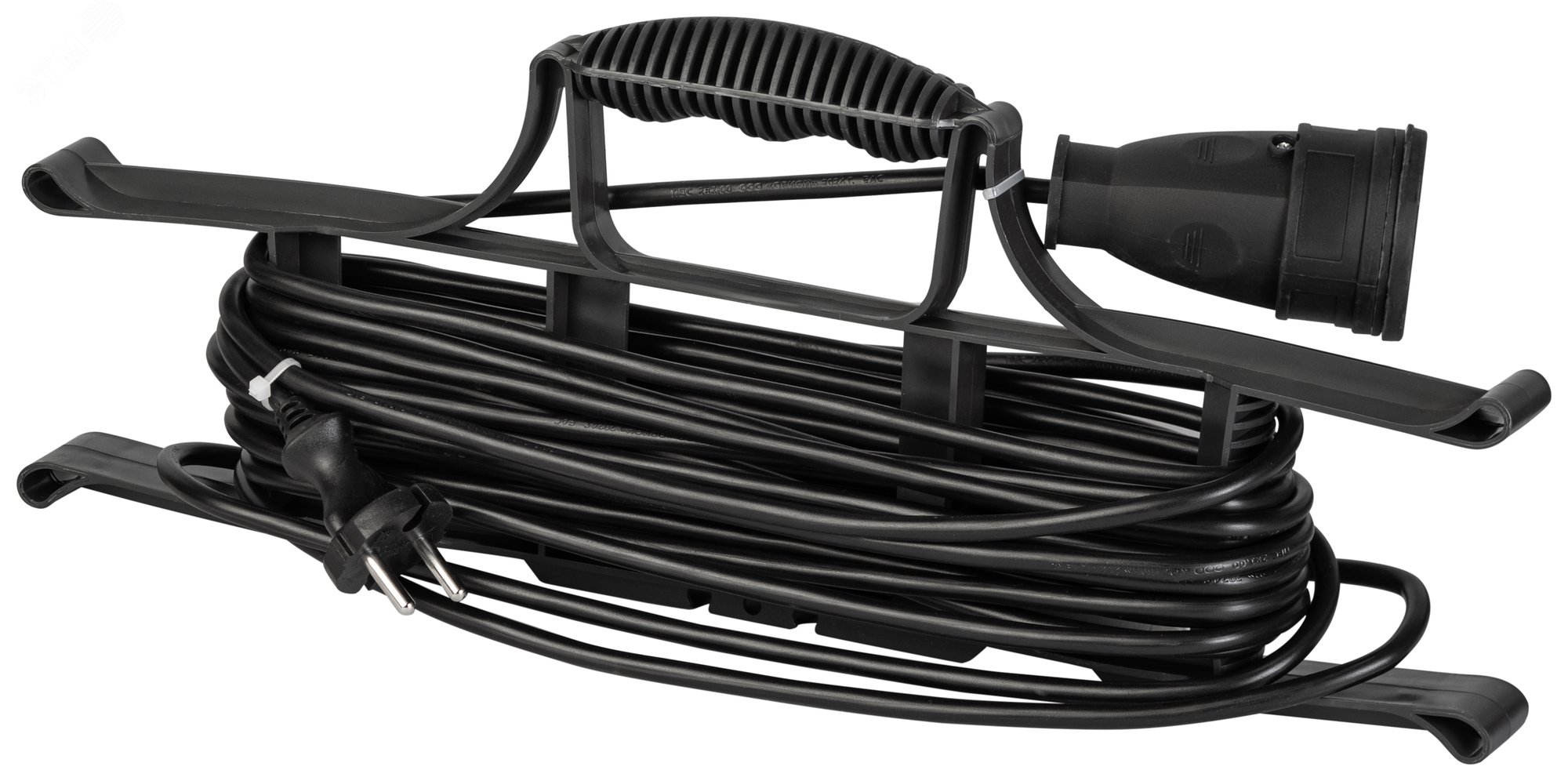 Изображение товара Удлинитель силовой на рамке 1 розетка без заземления 10 м ПВС 2х1мм2 GREENLINE FR-10-10m Greenline (шт)