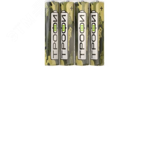 Изображение товара Батарейка Трофи R03-4S CLASSIC HEAVY DUTY Zinc (60/1200/72000) (шт)