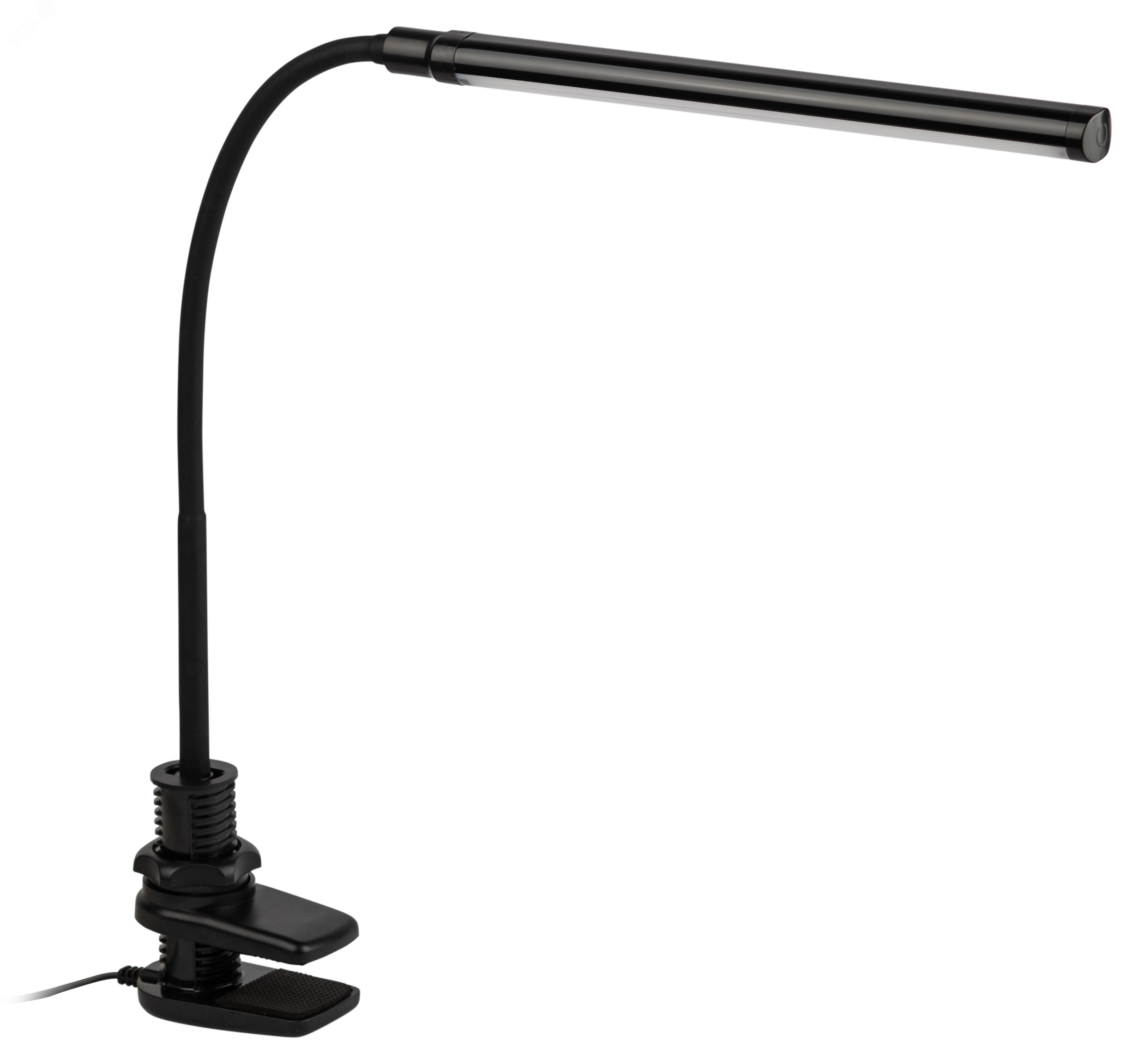 Изображение товара Настольный светильник светодиодный на струбцине ЭРА NLED-509-8W-BK черный