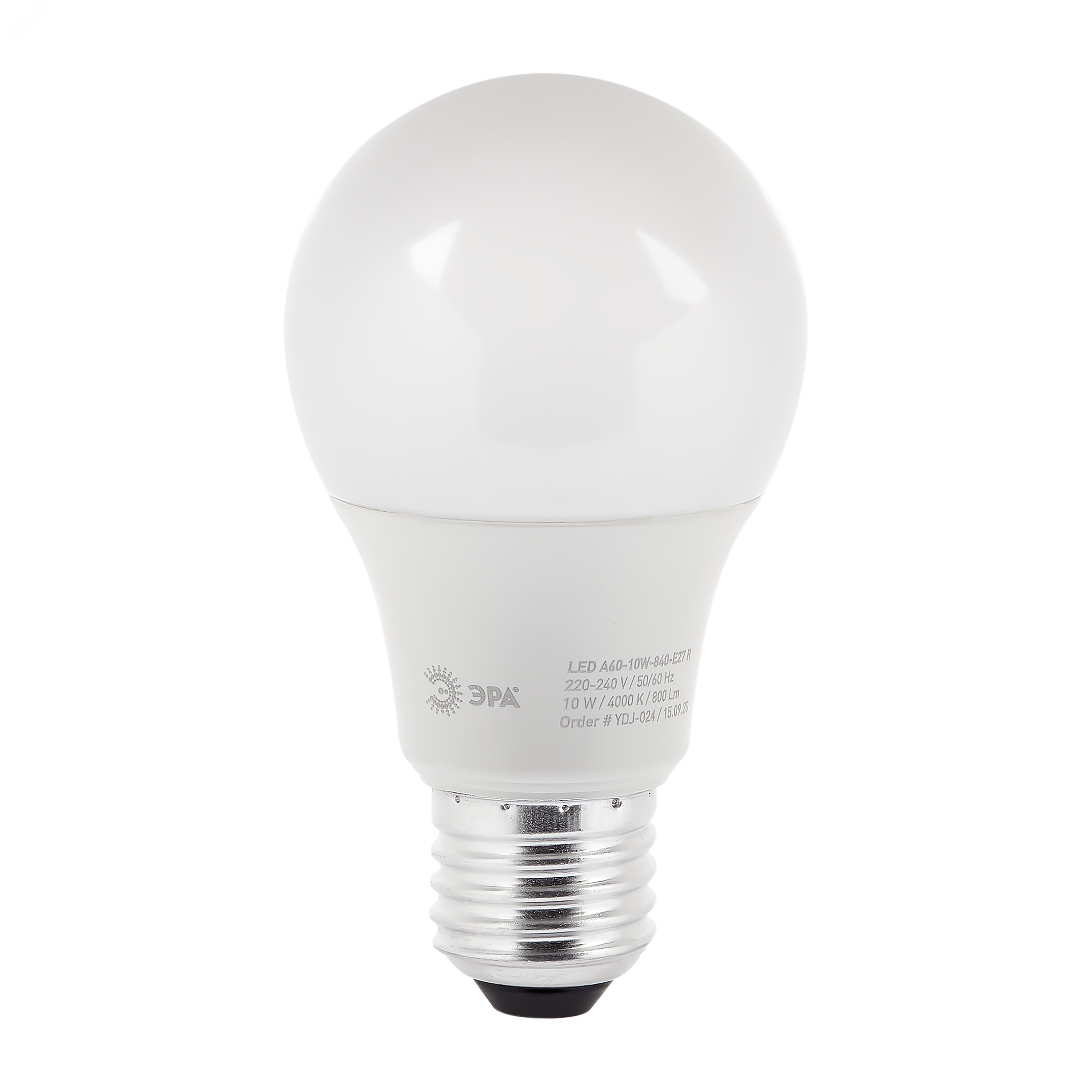 Лампа светодиодная 10 Вт груша нейтральный RED LINE LED A60-10W-840-E27 R Е27 / E27 Б0049635 ЭРА - превью 3