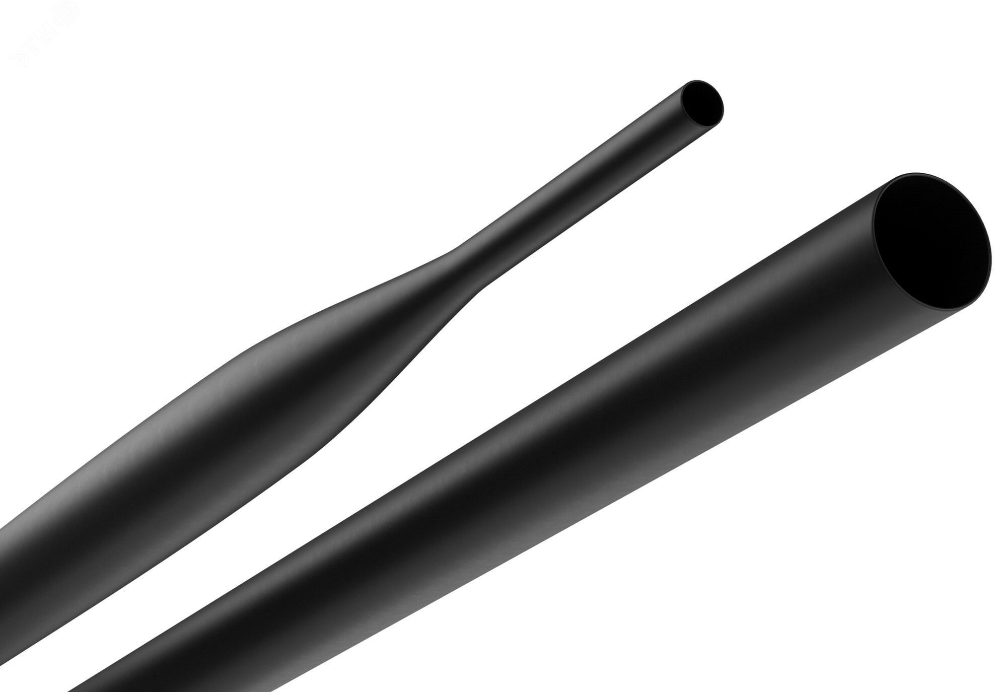 Изображение товара Термоусадочные трубки ЭРА 18/6 с клеевым слоем черные, 1 м, упаковка 5 шт