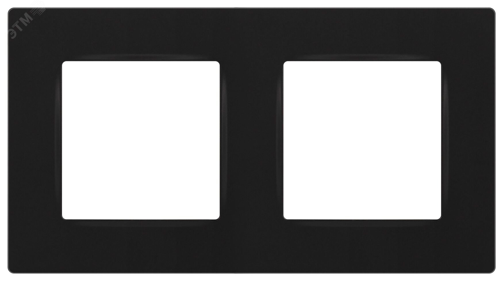 Изображение товара Рамка для розеток и выключателей 2 поста антрацит ЭРА 12-5202-05