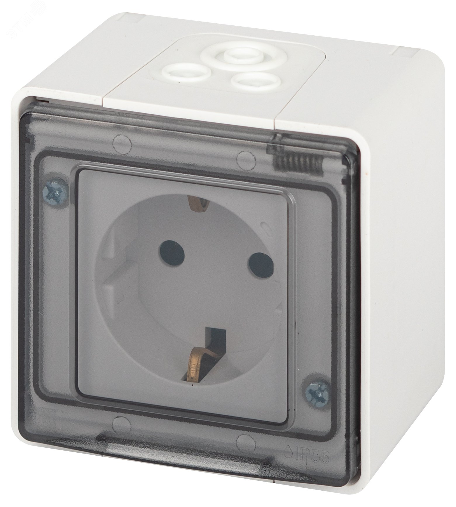 Изображение товара Розетка наружная IP55 16А 250В белая Эра Эксперт 11-2501-01
